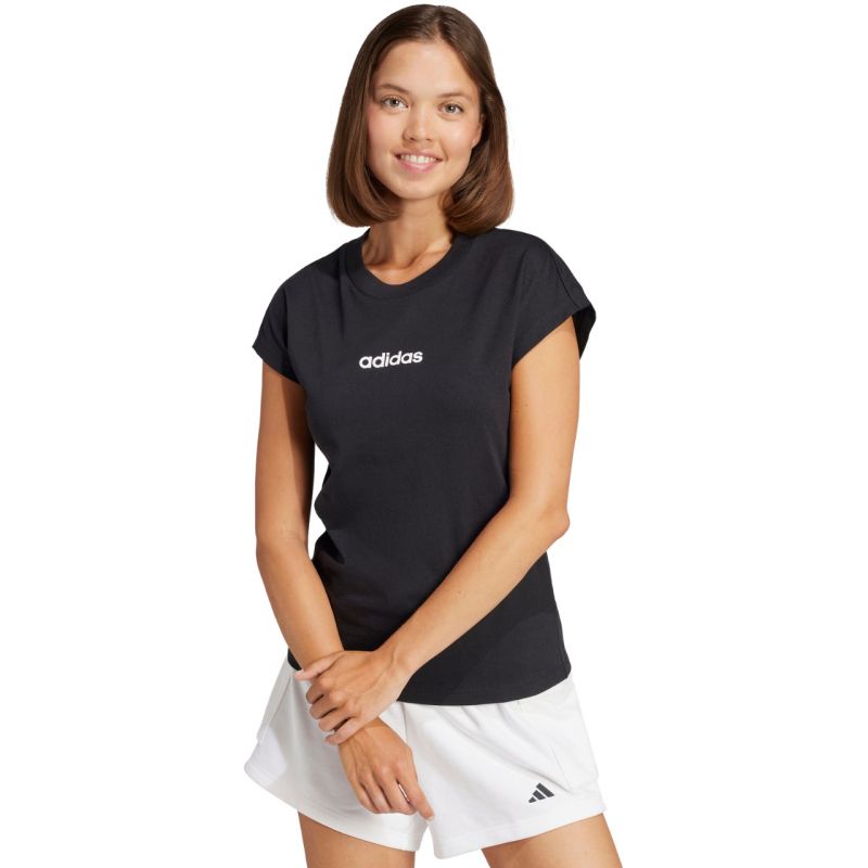 2. Koszulka adidas Essentials Linear Cotton W JC8238