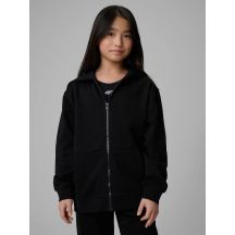 Bluza dresowa loose z kapturem dziewczęca 4F 4FJRMM00TSWSF2713-20S