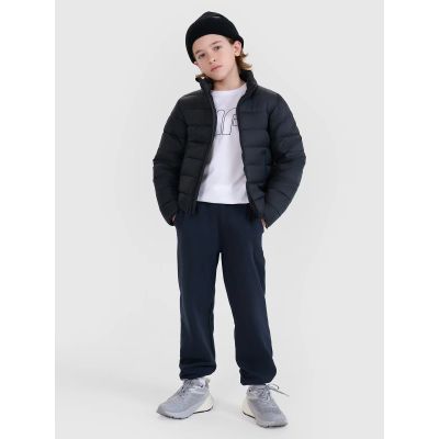 3. Kurtka chłopięca puchowa z wypełnieniem syntetycznym 4F 4FJWSS25TDJAM520-20S