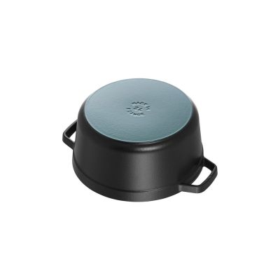 2. Garnek żeliwny okrągły Staub - 3.8 ltr, Czarny