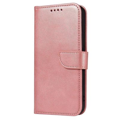 2. Magnet Case elegancki futerał etui pokrowiec z klapką i funkcją podstawki Samsung Galaxy A73 różowy