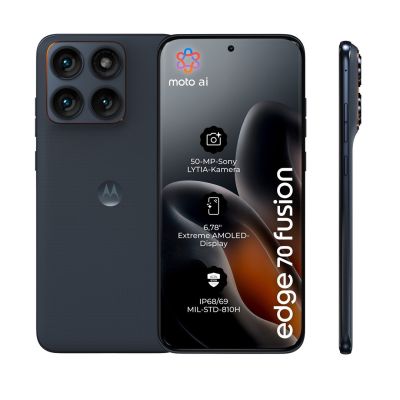12. Smartfon Motorola Moto Edge 70 Fusion 5G 8/256 GB Silhouette