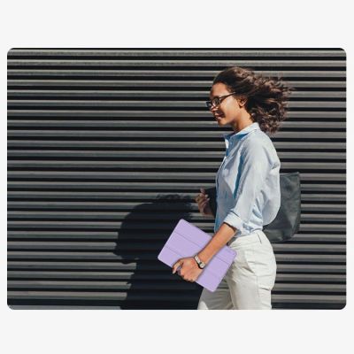 9. Etui TechProtect SmartCase na Samsung Galaxy Tab A9 / A11 8.7 X110 / X115 / X133 / X135 - fioletowe