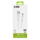 3. Kabel SBS TECABLEMICROC15W USB-A - USB-C 1,5m - biały