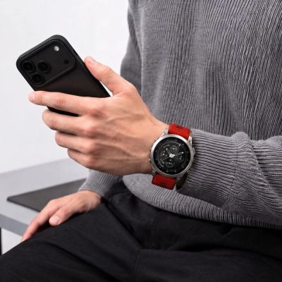 5. Pasek Tech-Protect Iconband Pro na Garmin Fenix 5X / 5X Plus / 6X / 6X Pro / 7X / 8 / 8 Pro / 9 / 9 Pro (47 mm) - czerwono-czarny