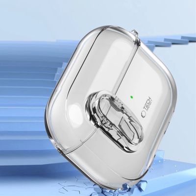 9. Etui Tech-Protect Slim Hook na AirPods 1 / 2 - przezroczyste