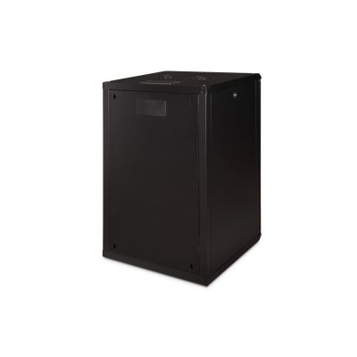 12. Digitus Szafa sieciowa wisząca Unique 19" 20U rack 600x600, drzwi szyba, czarny, niedzielona, złożona, 100kg