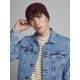 4. Czapka Jack & Jones Jacdna Beanie Noos M 12092815 bordowa
