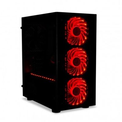 7. Obudowa IBOX MINI TOWER PASSION V4 GAMING OPV4 (Micro ATX; kolor czarny)