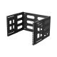 LANBERG UCHWYT ŚCIENNY RACK 19' 6U 497X400/240 CZARNY