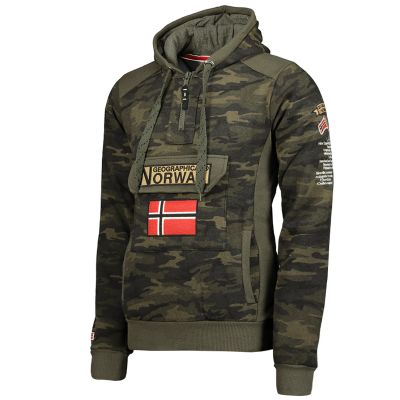 2. Geographical Norway GYMCLASS MEN CAMO 100 (WT1663H/GN/MILITAIRE KAKI)
