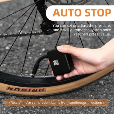 3. Rockbros pompka elektryczna mini AS1 PRO 120 PSI
