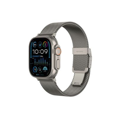 Pasek AMAZINGTHING Titan Premium Metal Band na AppleWatch 38/40/41/42/44/45/46/49 mm - srebrny