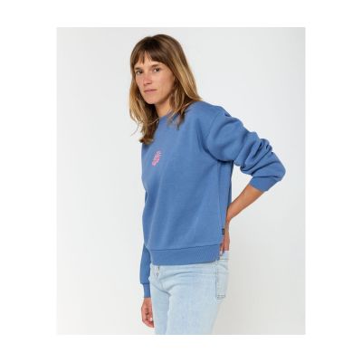 2. Bluza RIP CURL ICONS OF SURF RELAXED CREW niebieska