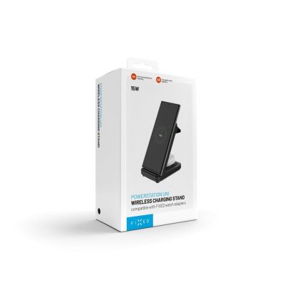 8. FIXED FIXPOS-U-BK ładowarka do urządzeń przenośnych Smartwatch, Smartfon, Słuchawki Czarny USB Bezprzewodowe ładowanie Szybkie ładowanie Wewnętrzna