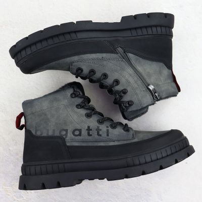 5. Trapery męskie za kostkę szare Bugatti SS153072