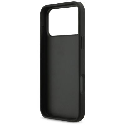 7. Etui Guess Grained Big 4G & Classic Logo na iPhone 17 Pro Max - czarne