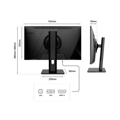 7. Monitor japoński 60,5 CM JN-IPS2382FHDR-HSP 16:9 HDMI/VGA FHD