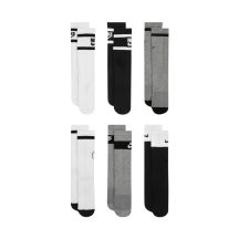 Skarpety Nike Everyday Cush Crew Youth 6PR białe, szare, czarne CK7302 901