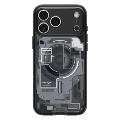 3. Etui Spigen Ultra Hybrid MagSafe na iPhone 17 Pro Zero One - czarne
