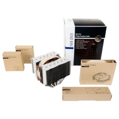 11. Chłodzenie CPU NOCTUA NH-D15  2 x140 mm AMD, Intel
