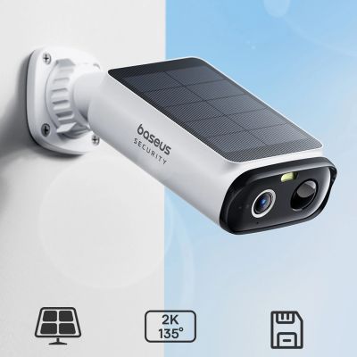 3. Kamera zewnętrzna Baseus Security S1 Lite 2K - biała