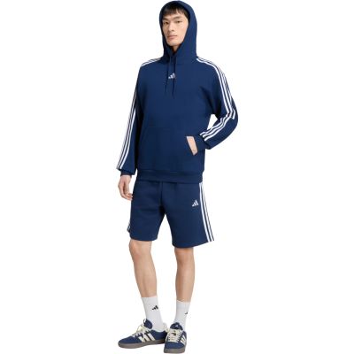 6. Bluza męska adidas Essentials 3-Stripes French Terry Hoodie granatowa KY4203