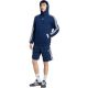 6. Bluza męska adidas Essentials 3-Stripes French Terry Hoodie granatowa KY4203