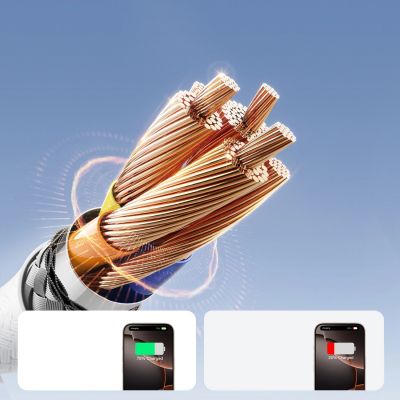 2. Kabel Joyroom S-A28 Flash Series 60W USB-C - USB-C 1m - biały