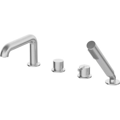 Bateria wannowa 4-otworowa z zestawem prysznicowym BQS_F14M 5907650818496