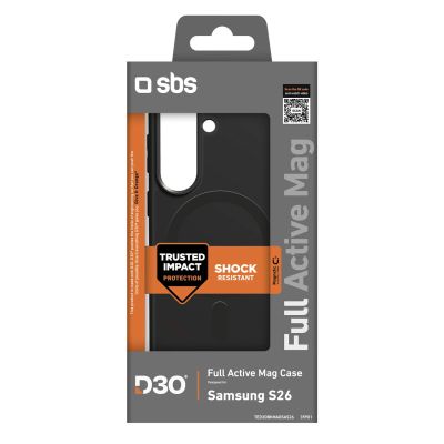 2. Etui SBS Full Active Case D3O na Samsung Galaxy S26 kompatybilne z MagSafe - czarne