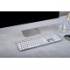 Klawiatura bezprzewodowa do Mac KW 9100 Slim Wireless Silver Germany