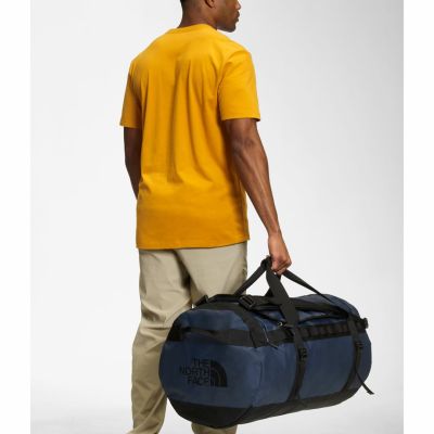 4. The North Face Base Camp Duffel L sportowa torba 95 l Poliester Czarny, Granatowy (marynarski)