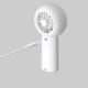 11. Mini dmuchawa Jisulife Handheld Fan Life5 Plus 4000 mAh przenośny wiatraczek wentylator USB - biały