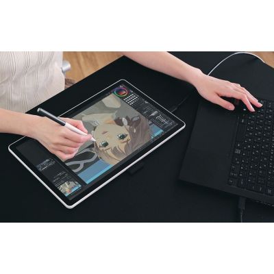 6. Tablet graficzny Wacom One 14 - ekranowy tablet graficzny z piórkiem Wacom One Standard Pen i kablem USB-C