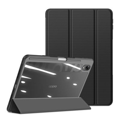 10. Dux Ducis Toby pancerne etui z klapką Smart Case do Oppo Pad z uchwytem na rysik czarny