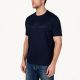4. Paul&Shark Męski T-shirt z bawełny i lyocellu granatowy 26411007-13