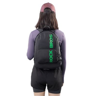 9. Plecak Rockbros H10-BK sportowy składany 18 l - czarny