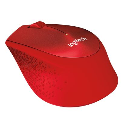 2. Mysz Logitech M330 910-004911 (optyczna; 1000 DPI; kolor czerwony)