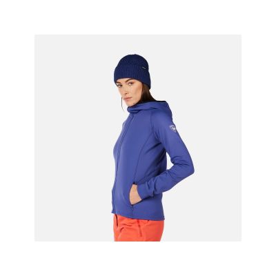 2. Bluza damska ROSSIGNOL W Mid Layer Thin Fz niebieska