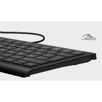 3. KeySonic KSK-5010ELC (DE) klawiatura Dom USB QWERTZ Niemiecki Czarny
