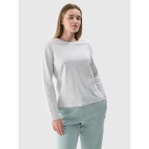 Longsleeve oversize gładki damski 4F 4FWMM00TLONF431-27M