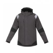 JACKET SOFTSHELL ATLANTA BLACK/GREY XL
