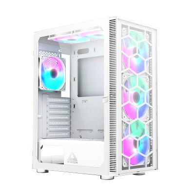 9. Obudowa komputerowa Montech X3 TG RGB biała