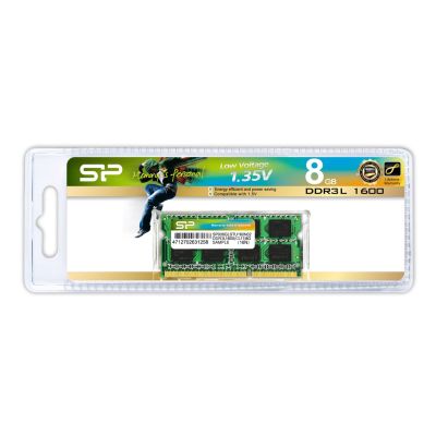 2. Pamięć RAM Silicon Power SODIMM DDR3 8GB (1x8GB) 1600MHz CL11 1.35V Low Voltage