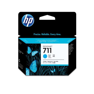 5. HP Zestaw 3 sztuk błękitnych wkładów atramentowych 711 DesignJet 29 ml