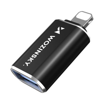 4. Adapter Wozinsky WALA-01 Lightning - USB-A OTG - czarny