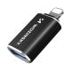 4. Adapter Wozinsky WALA-01 Lightning - USB-A OTG - czarny