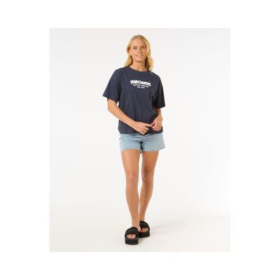 4. Koszulka RIP CURL Surf Puff Relaxed Tee granatowy