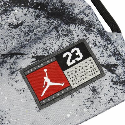 4. Worek szkolny gimnastyczny Air Jordan Jersey Gym Sack Cement Grey - 9A0757-G0W